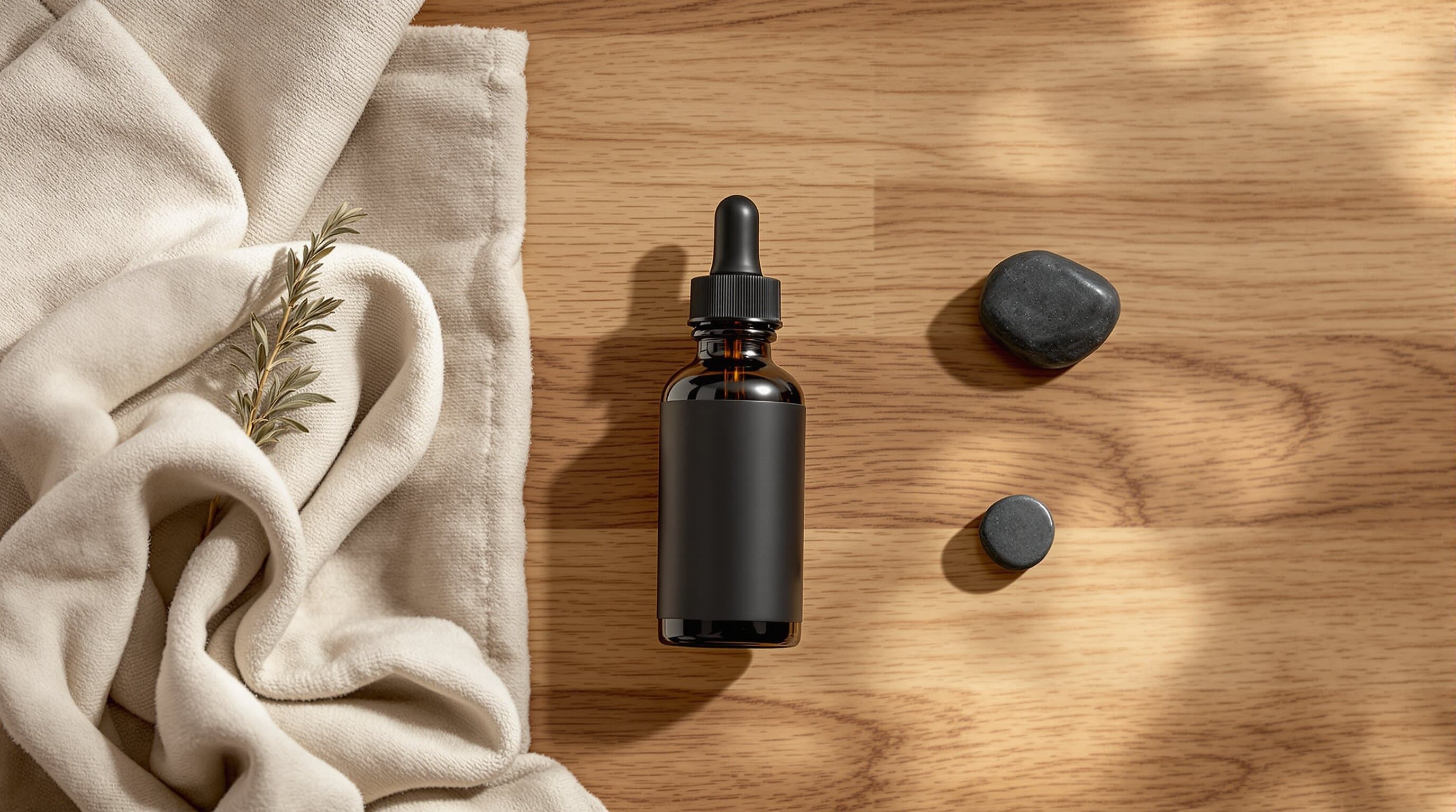A morning ritual on raw oak